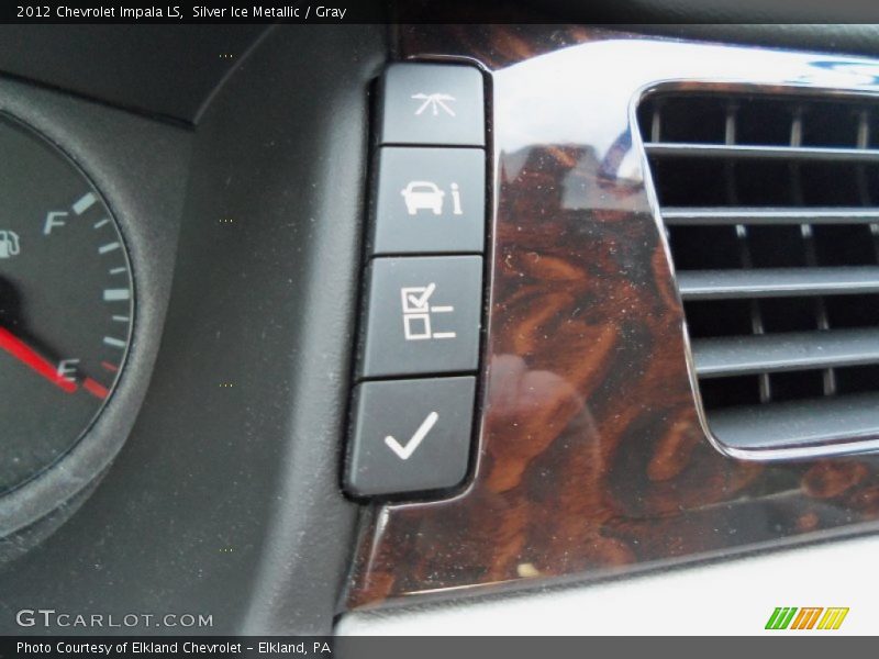 Silver Ice Metallic / Gray 2012 Chevrolet Impala LS