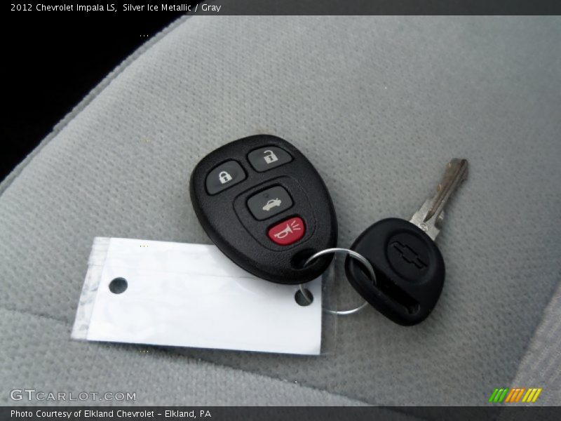 Silver Ice Metallic / Gray 2012 Chevrolet Impala LS