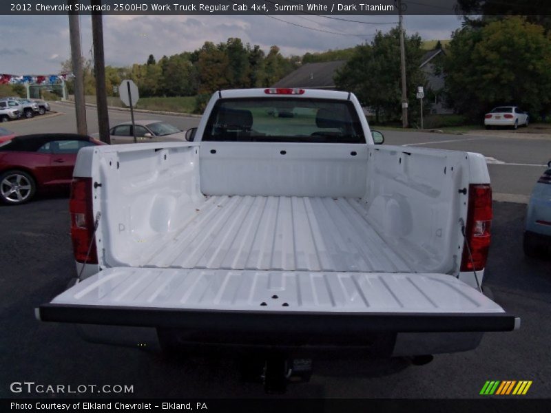 Summit White / Dark Titanium 2012 Chevrolet Silverado 2500HD Work Truck Regular Cab 4x4