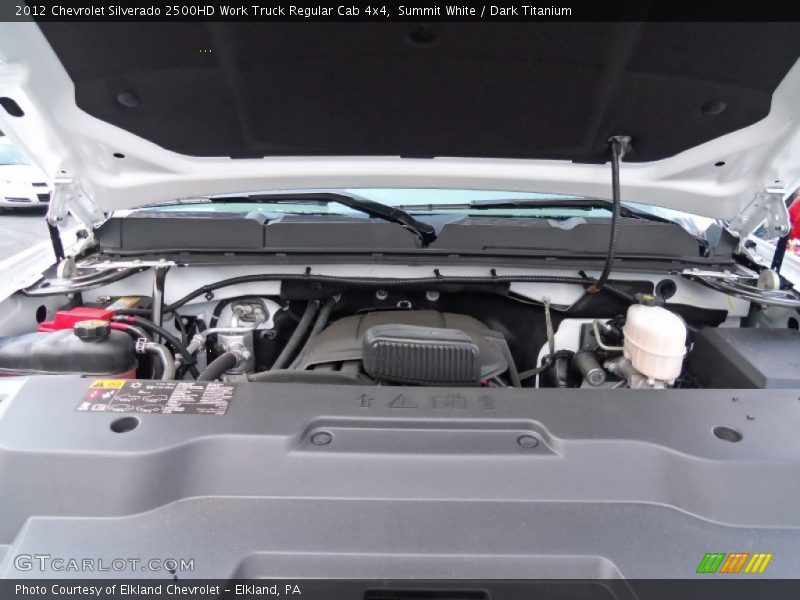 Summit White / Dark Titanium 2012 Chevrolet Silverado 2500HD Work Truck Regular Cab 4x4