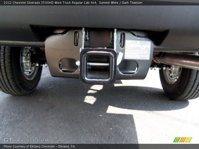 Summit White / Dark Titanium 2012 Chevrolet Silverado 2500HD Work Truck Regular Cab 4x4