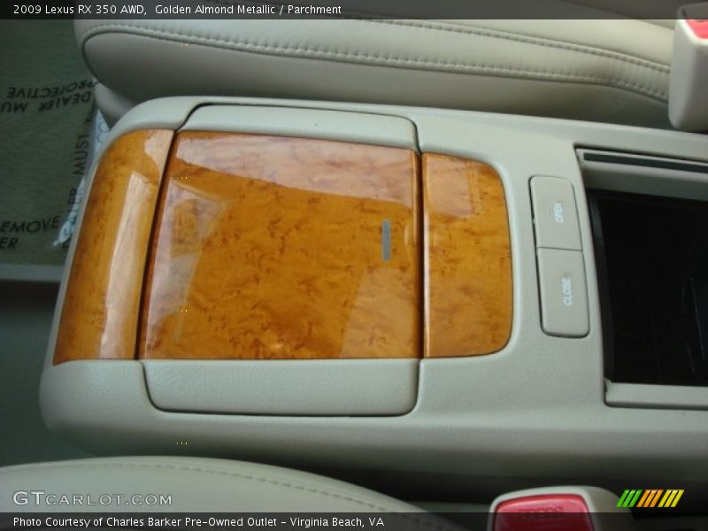 Golden Almond Metallic / Parchment 2009 Lexus RX 350 AWD
