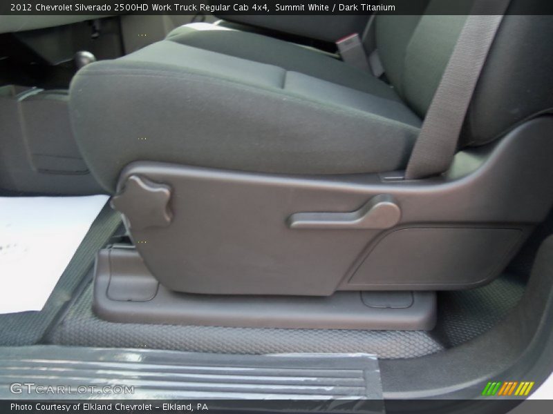 Summit White / Dark Titanium 2012 Chevrolet Silverado 2500HD Work Truck Regular Cab 4x4