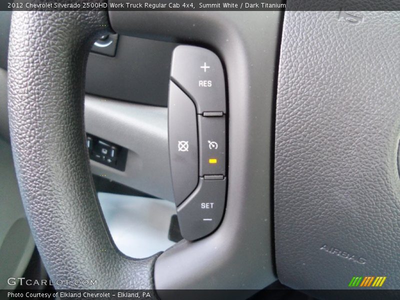 Summit White / Dark Titanium 2012 Chevrolet Silverado 2500HD Work Truck Regular Cab 4x4
