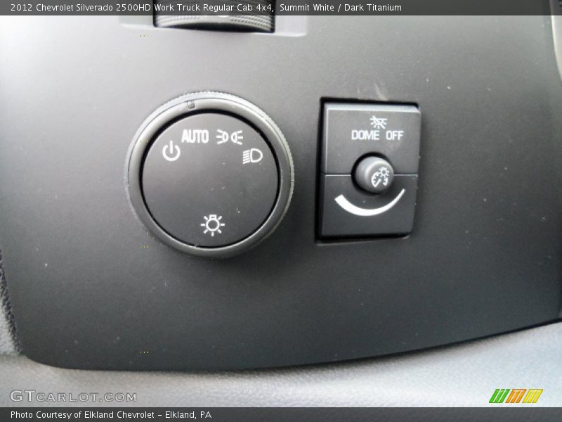 Summit White / Dark Titanium 2012 Chevrolet Silverado 2500HD Work Truck Regular Cab 4x4