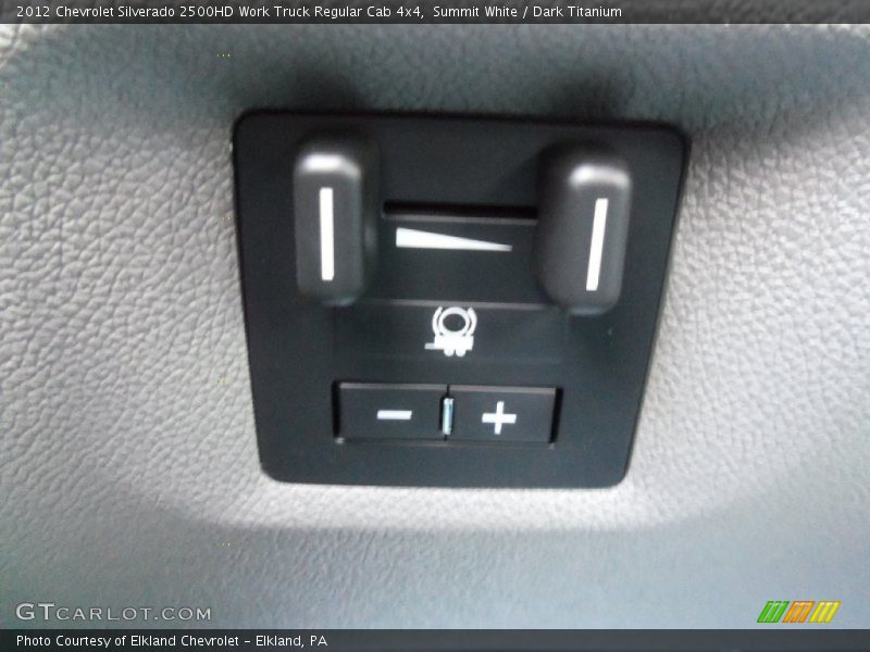 Summit White / Dark Titanium 2012 Chevrolet Silverado 2500HD Work Truck Regular Cab 4x4