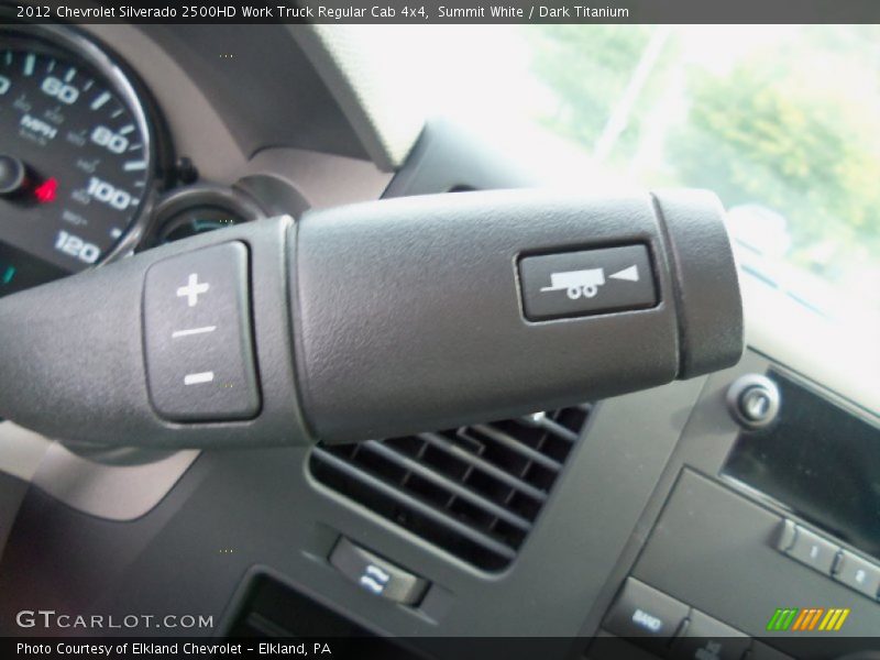 Summit White / Dark Titanium 2012 Chevrolet Silverado 2500HD Work Truck Regular Cab 4x4