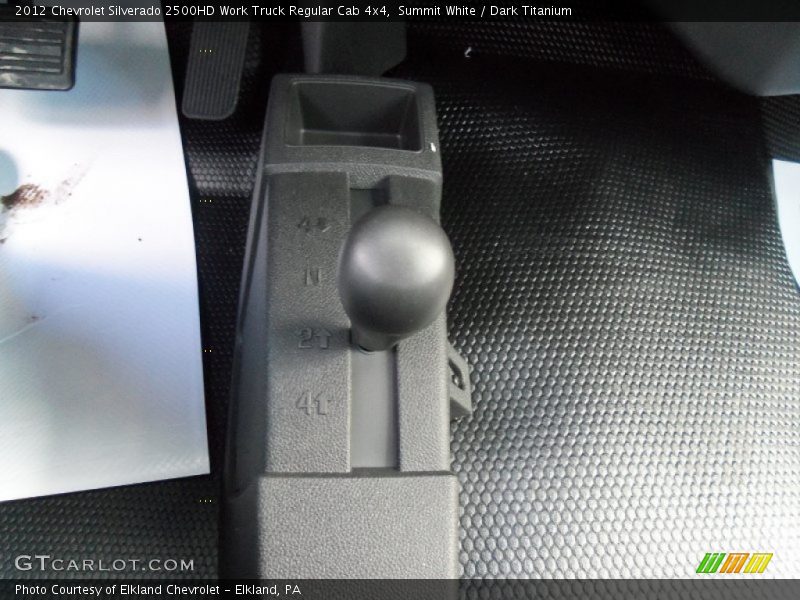 Summit White / Dark Titanium 2012 Chevrolet Silverado 2500HD Work Truck Regular Cab 4x4