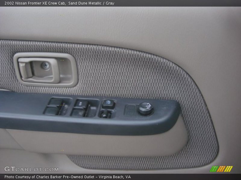 Sand Dune Metallic / Gray 2002 Nissan Frontier XE Crew Cab