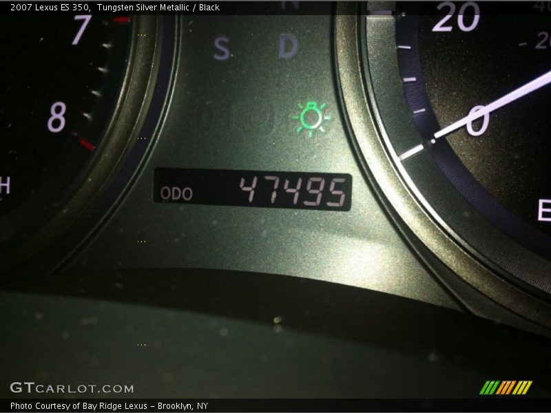 Tungsten Silver Metallic / Black 2007 Lexus ES 350
