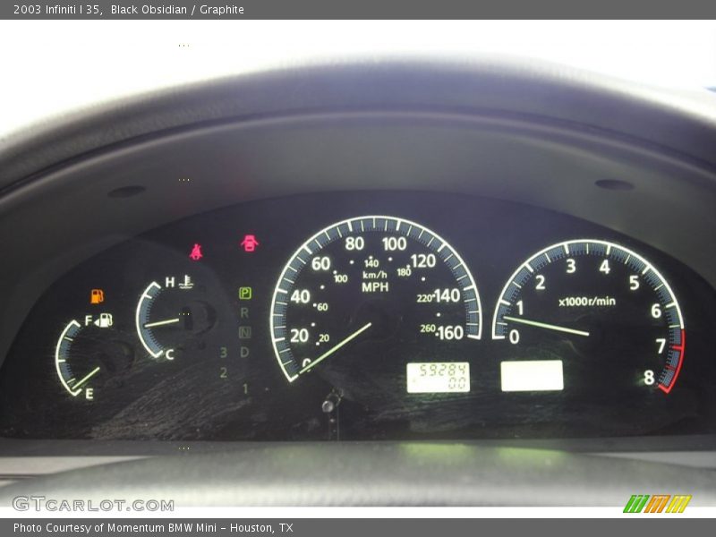 Black Obsidian / Graphite 2003 Infiniti I 35