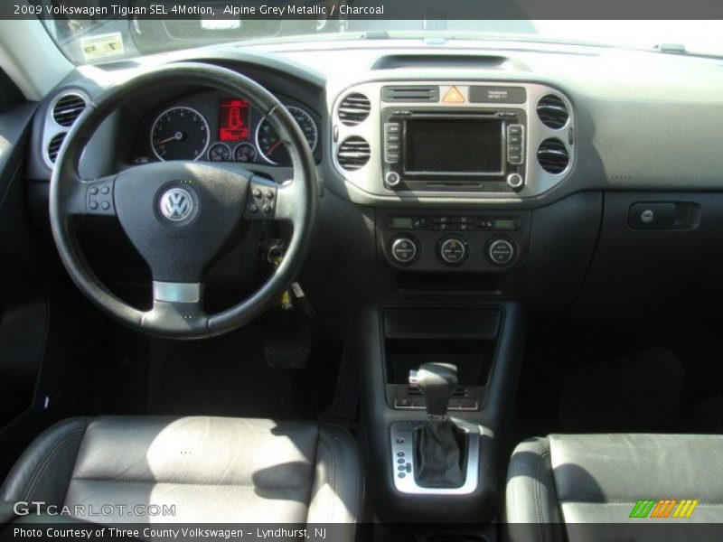 Alpine Grey Metallic / Charcoal 2009 Volkswagen Tiguan SEL 4Motion