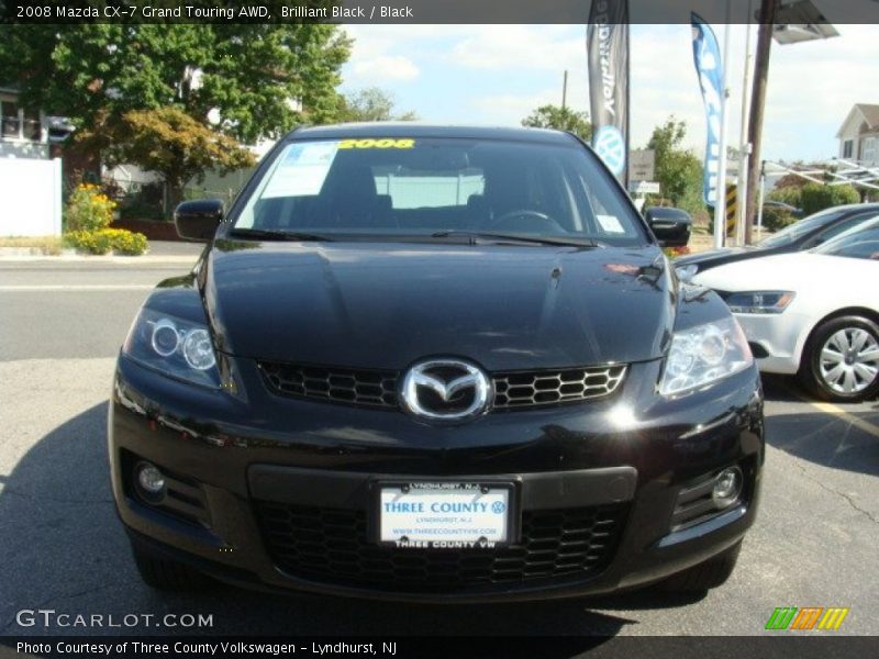 Brilliant Black / Black 2008 Mazda CX-7 Grand Touring AWD