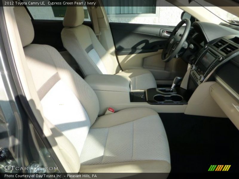 Cypress Green Pearl / Ivory 2012 Toyota Camry LE