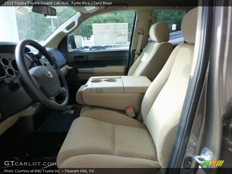  2013 Tundra Double Cab 4x4 Sand Beige Interior