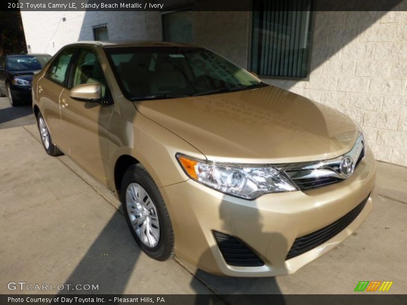 Sandy Beach Metallic / Ivory 2012 Toyota Camry LE