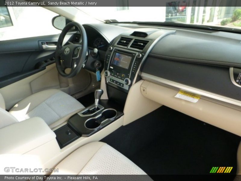 Sandy Beach Metallic / Ivory 2012 Toyota Camry LE