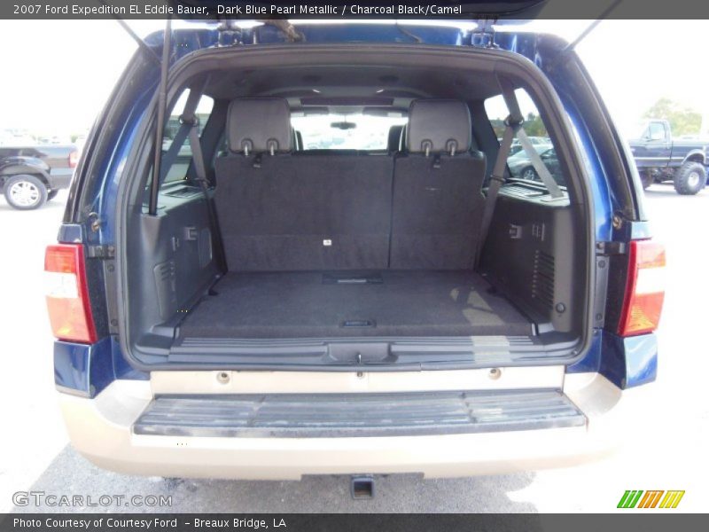 Dark Blue Pearl Metallic / Charcoal Black/Camel 2007 Ford Expedition EL Eddie Bauer