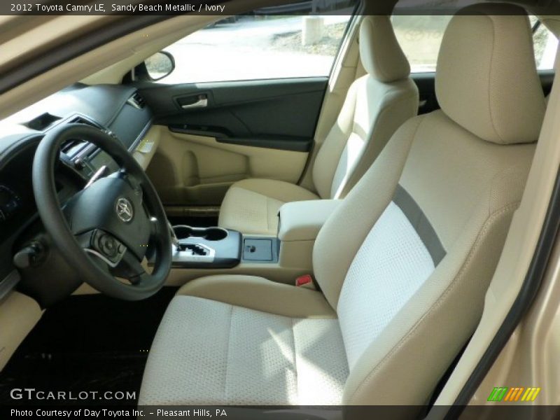 Sandy Beach Metallic / Ivory 2012 Toyota Camry LE