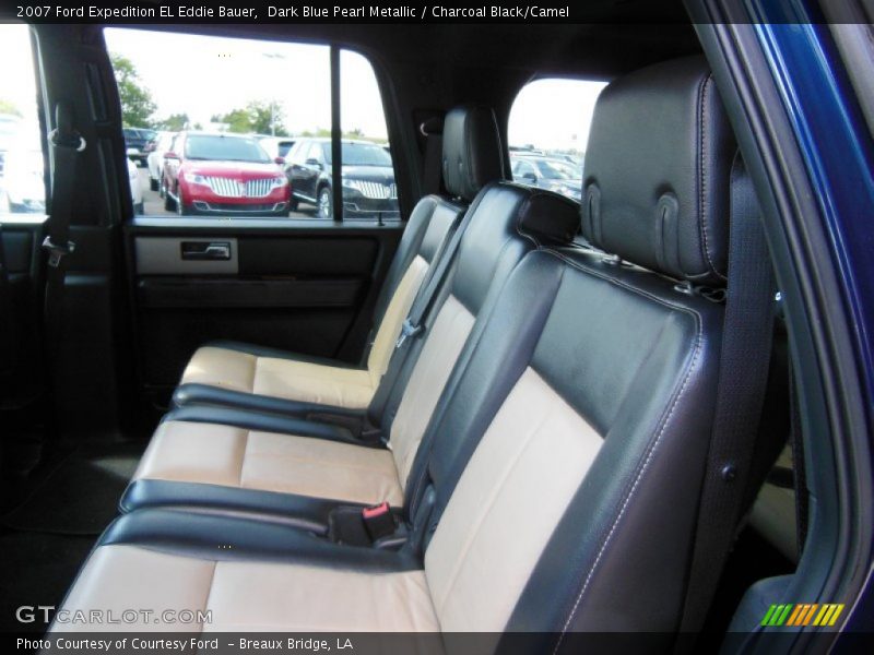 Dark Blue Pearl Metallic / Charcoal Black/Camel 2007 Ford Expedition EL Eddie Bauer