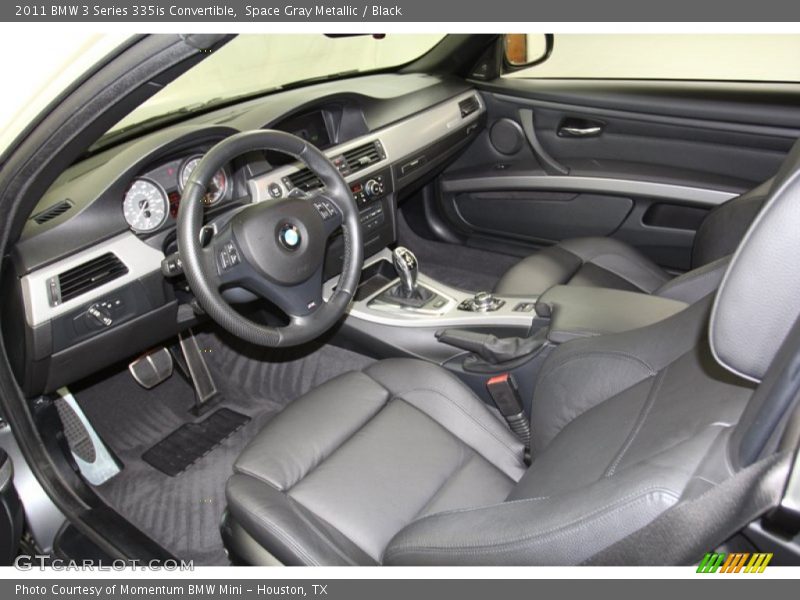 Black Interior - 2011 3 Series 335is Convertible 