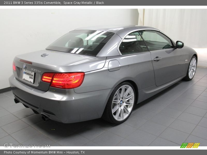 Space Gray Metallic / Black 2011 BMW 3 Series 335is Convertible