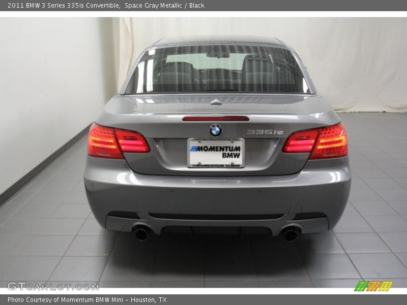 Space Gray Metallic / Black 2011 BMW 3 Series 335is Convertible