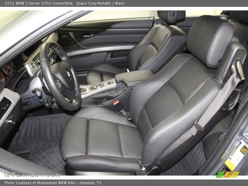 Space Gray Metallic / Black 2011 BMW 3 Series 335is Convertible