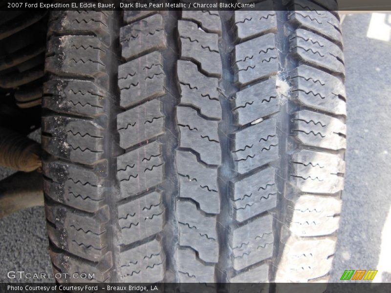 Dark Blue Pearl Metallic / Charcoal Black/Camel 2007 Ford Expedition EL Eddie Bauer
