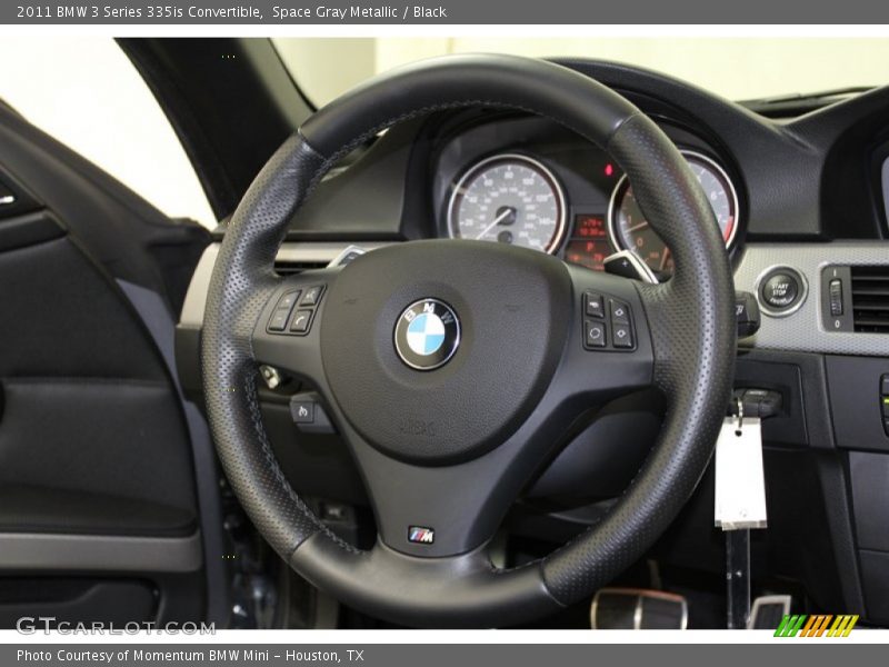 Space Gray Metallic / Black 2011 BMW 3 Series 335is Convertible