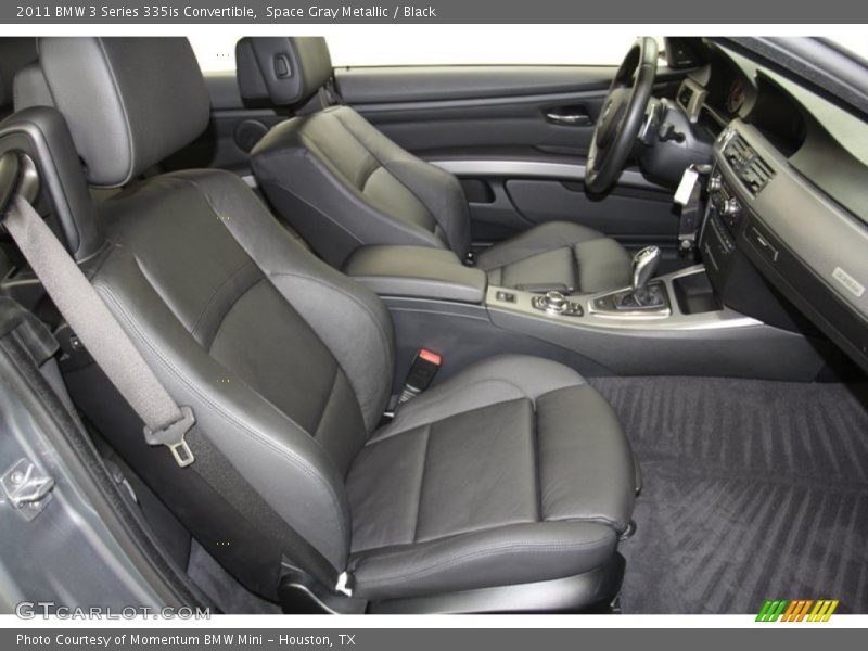 Space Gray Metallic / Black 2011 BMW 3 Series 335is Convertible