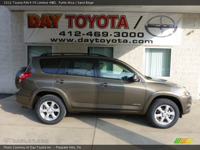 Pyrite Mica / Sand Beige 2012 Toyota RAV4 V6 Limited 4WD