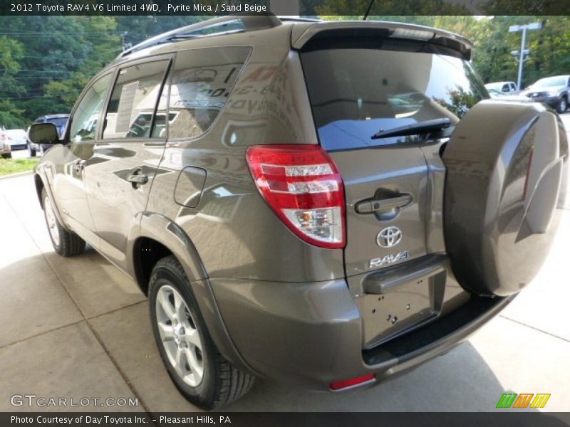 Pyrite Mica / Sand Beige 2012 Toyota RAV4 V6 Limited 4WD