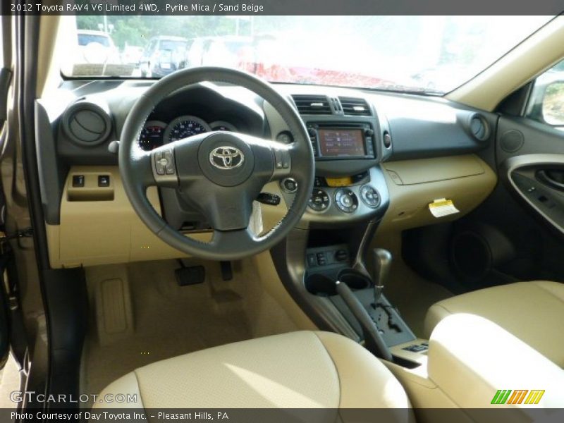 Pyrite Mica / Sand Beige 2012 Toyota RAV4 V6 Limited 4WD