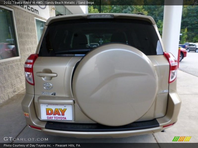 Sandy Beach Metallic / Sand Beige 2012 Toyota RAV4 I4 4WD