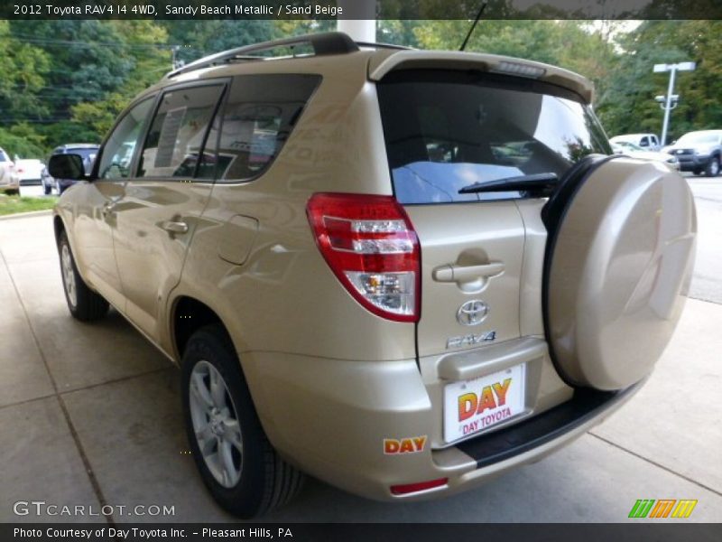 Sandy Beach Metallic / Sand Beige 2012 Toyota RAV4 I4 4WD