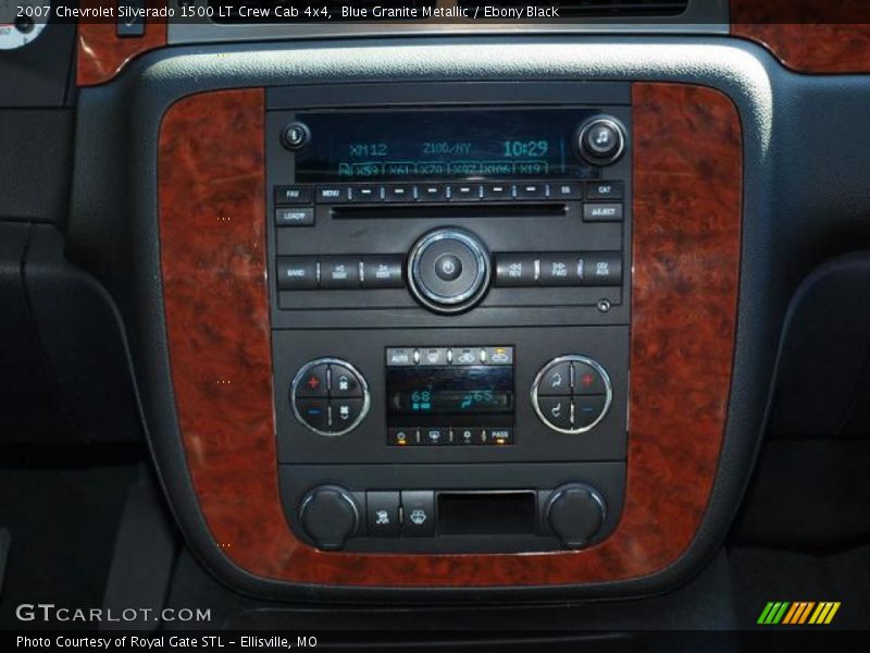 Blue Granite Metallic / Ebony Black 2007 Chevrolet Silverado 1500 LT Crew Cab 4x4