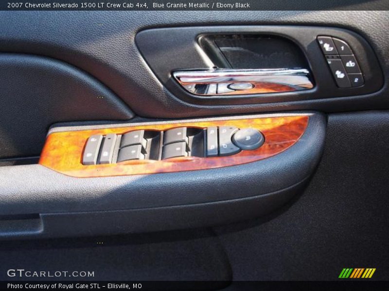 Blue Granite Metallic / Ebony Black 2007 Chevrolet Silverado 1500 LT Crew Cab 4x4