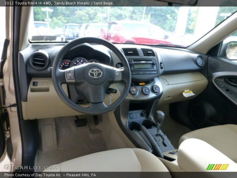 Sandy Beach Metallic / Sand Beige 2012 Toyota RAV4 I4 4WD