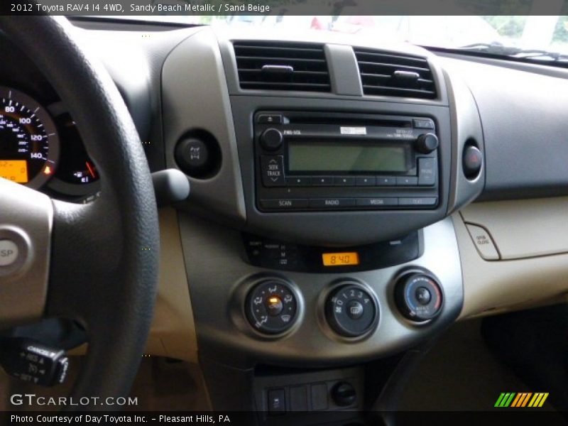 Sandy Beach Metallic / Sand Beige 2012 Toyota RAV4 I4 4WD