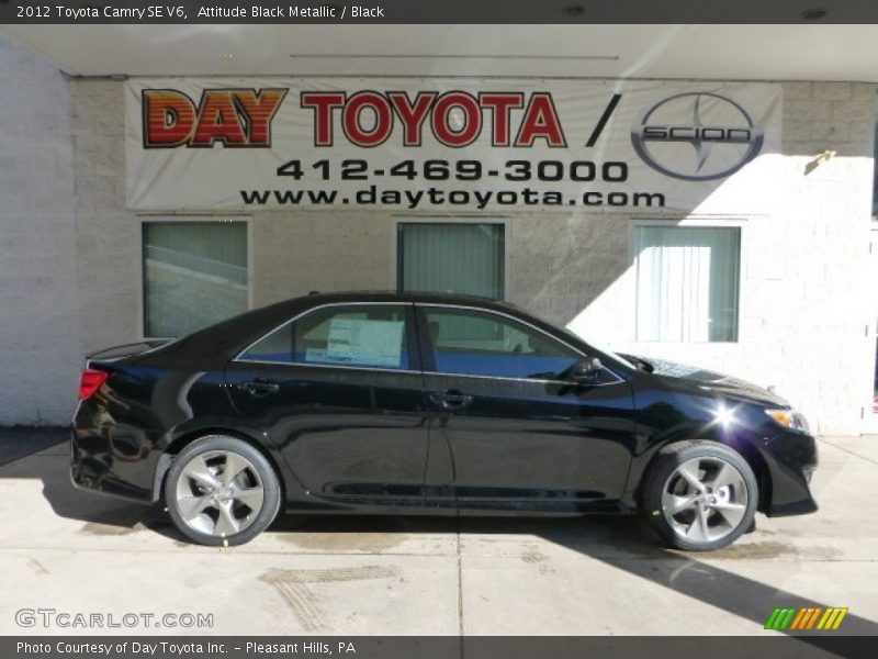 Attitude Black Metallic / Black 2012 Toyota Camry SE V6