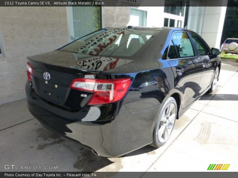 Attitude Black Metallic / Black 2012 Toyota Camry SE V6