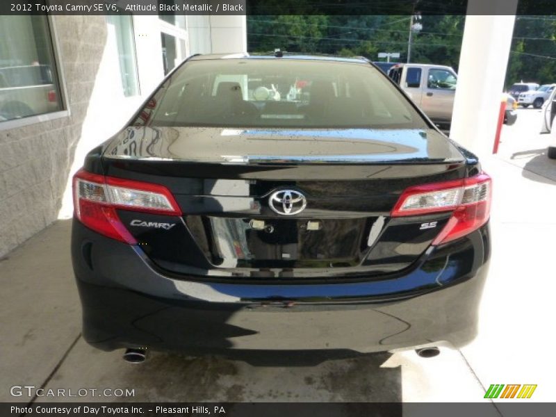 Attitude Black Metallic / Black 2012 Toyota Camry SE V6