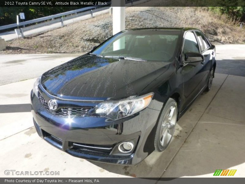 Attitude Black Metallic / Black 2012 Toyota Camry SE V6