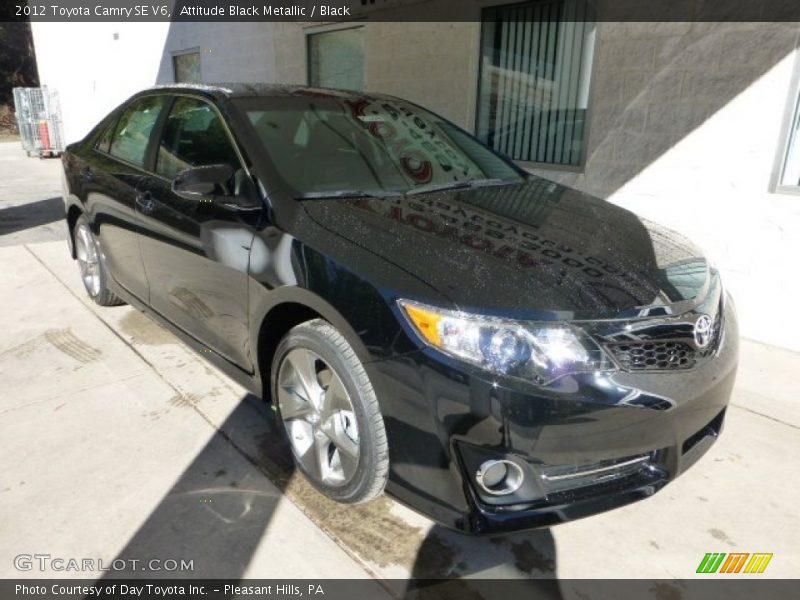 Attitude Black Metallic / Black 2012 Toyota Camry SE V6