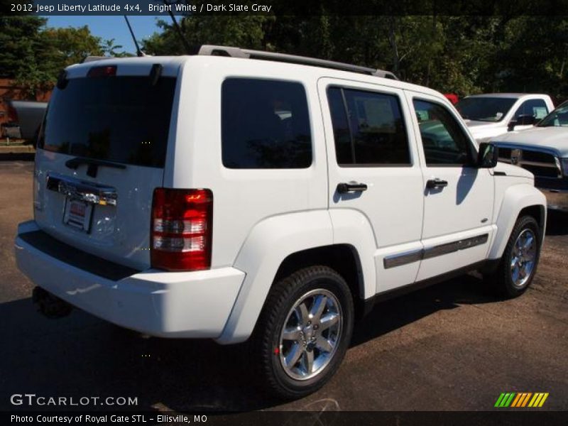 Bright White / Dark Slate Gray 2012 Jeep Liberty Latitude 4x4