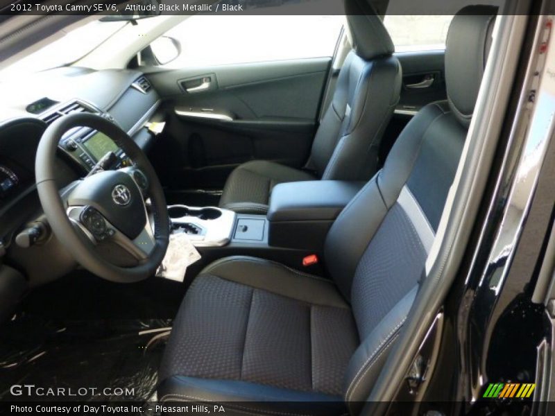 Attitude Black Metallic / Black 2012 Toyota Camry SE V6