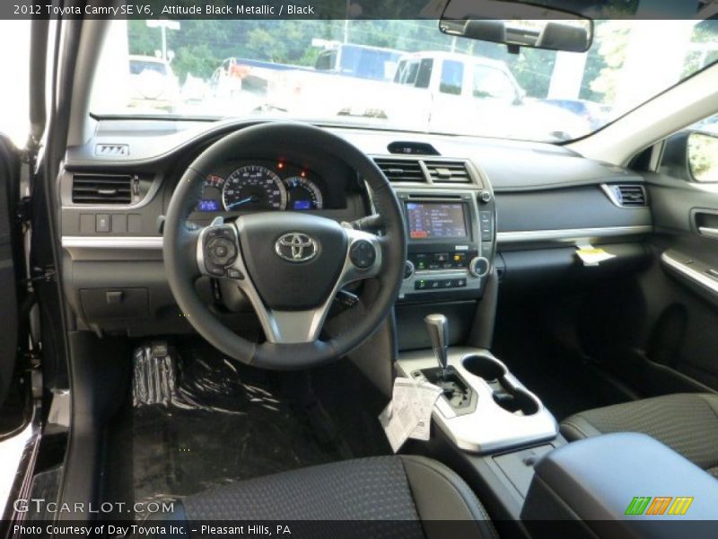 Attitude Black Metallic / Black 2012 Toyota Camry SE V6