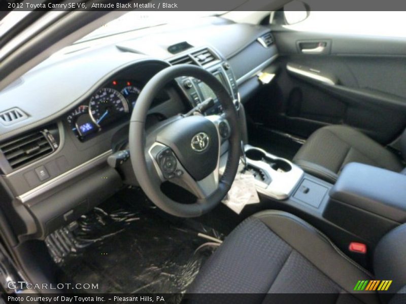 Attitude Black Metallic / Black 2012 Toyota Camry SE V6