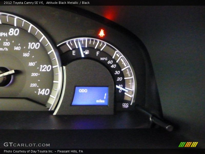 Attitude Black Metallic / Black 2012 Toyota Camry SE V6